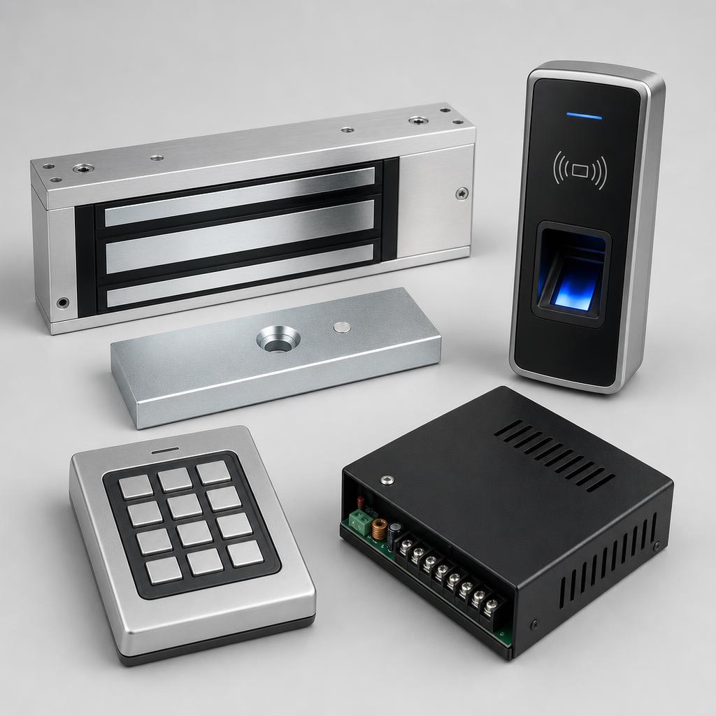 Access control keypad and power supply